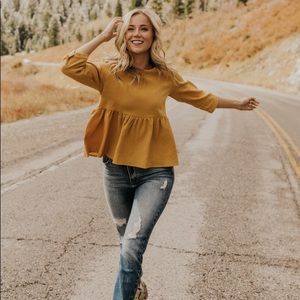 Plus Size Roolee Horton Peplum Top